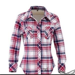 Ski-Doo Plaid Lined Cabin Overshirt Snowmobile